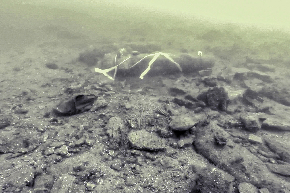 The Asia Knoll site underwater